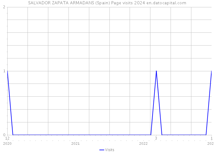 SALVADOR ZAPATA ARMADANS (Spain) Page visits 2024 