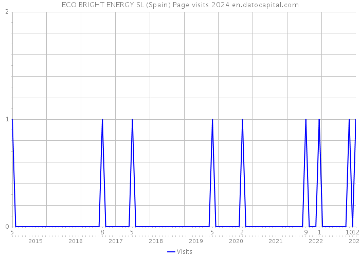 ECO BRIGHT ENERGY SL (Spain) Page visits 2024 