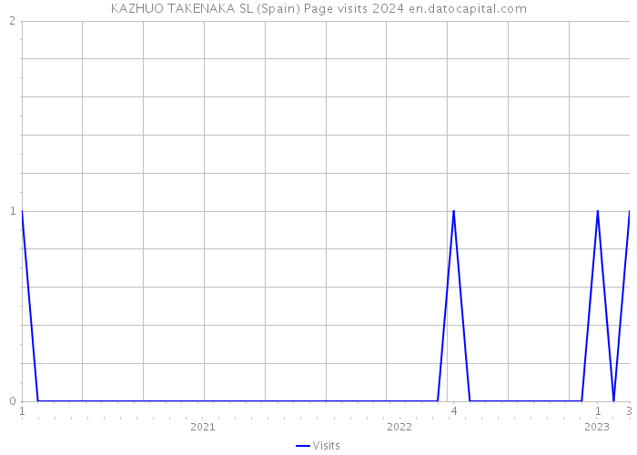 KAZHUO TAKENAKA SL (Spain) Page visits 2024 