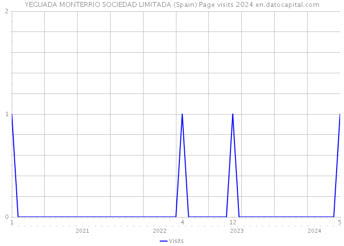 YEGUADA MONTERRIO SOCIEDAD LIMITADA (Spain) Page visits 2024 