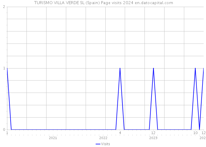  TURISMO VILLA VERDE SL (Spain) Page visits 2024 