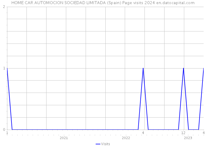 HOME CAR AUTOMOCION SOCIEDAD LIMITADA (Spain) Page visits 2024 