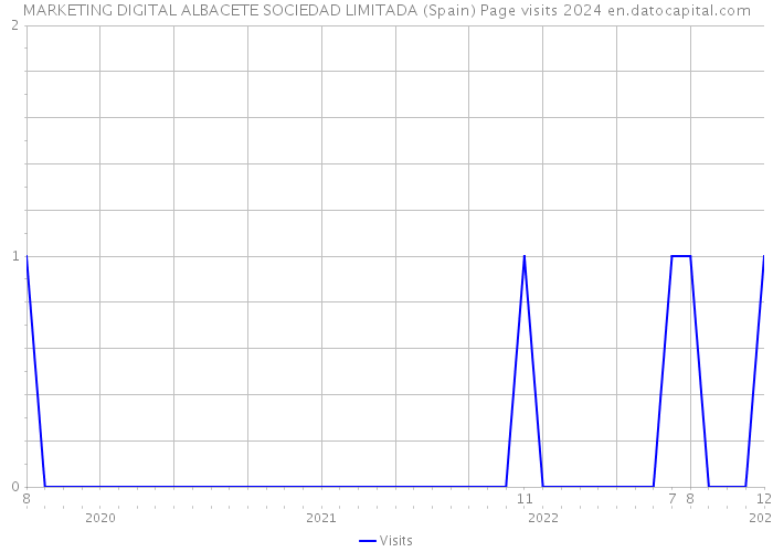 MARKETING DIGITAL ALBACETE SOCIEDAD LIMITADA (Spain) Page visits 2024 
