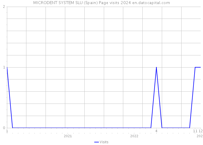 MICRODENT SYSTEM SLU (Spain) Page visits 2024 