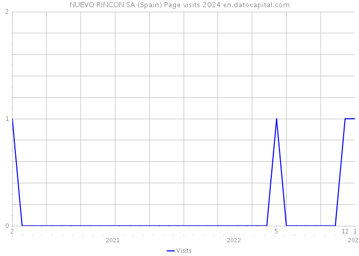 NUEVO RINCON SA (Spain) Page visits 2024 