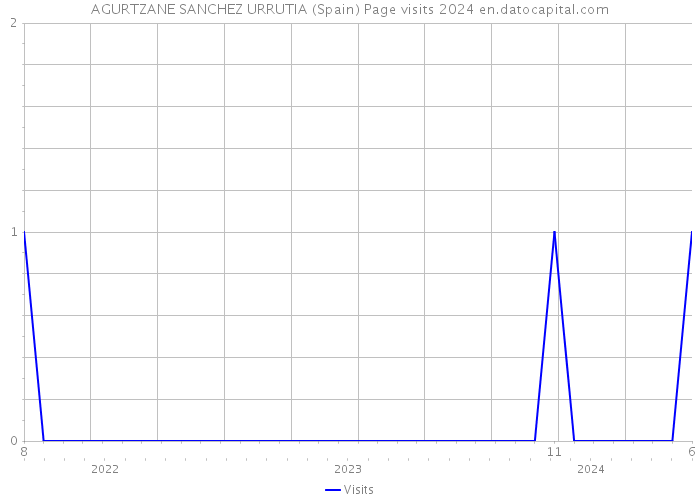 AGURTZANE SANCHEZ URRUTIA (Spain) Page visits 2024 