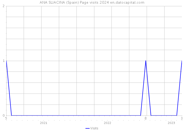 ANA SLIACINA (Spain) Page visits 2024 