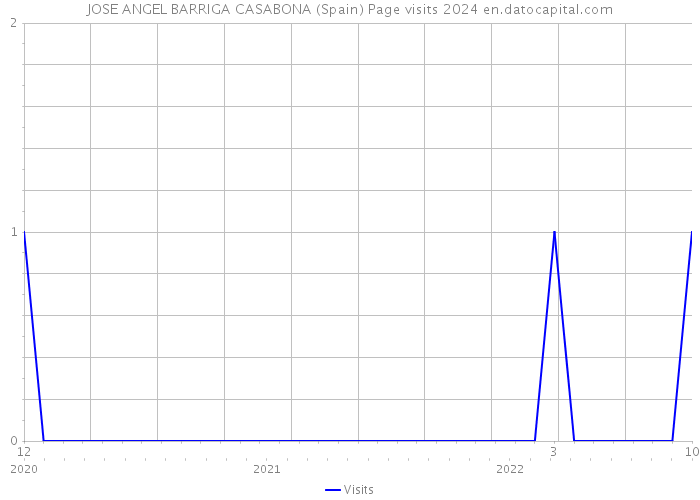 JOSE ANGEL BARRIGA CASABONA (Spain) Page visits 2024 