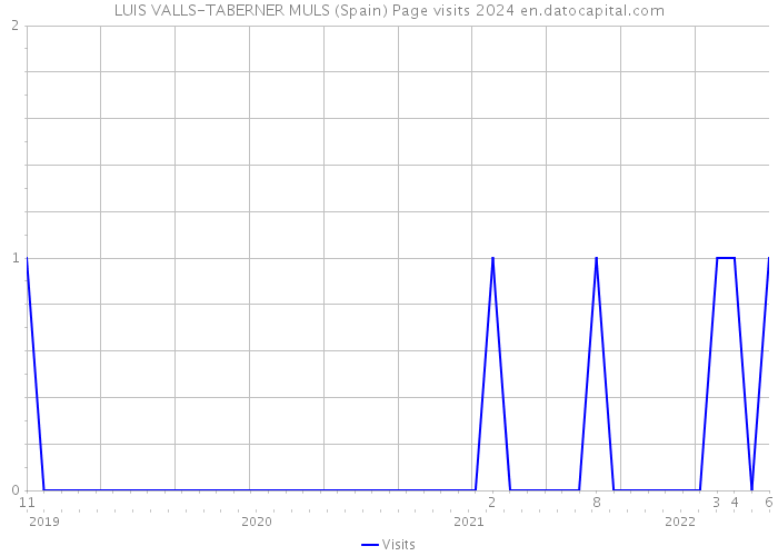 LUIS VALLS-TABERNER MULS (Spain) Page visits 2024 