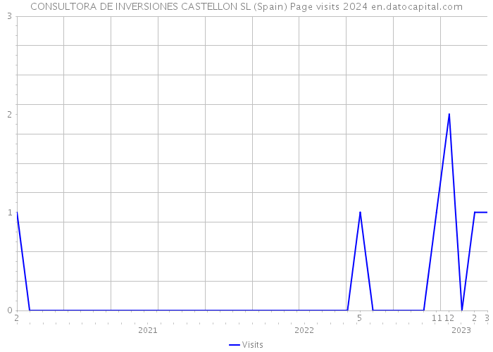 CONSULTORA DE INVERSIONES CASTELLON SL (Spain) Page visits 2024 