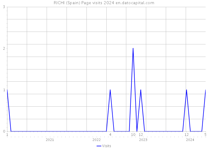 RICHI (Spain) Page visits 2024 