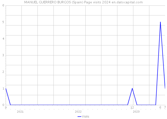 MANUEL GUERRERO BURGOS (Spain) Page visits 2024 