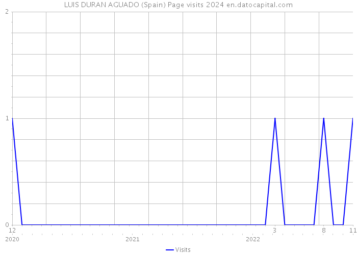 LUIS DURAN AGUADO (Spain) Page visits 2024 