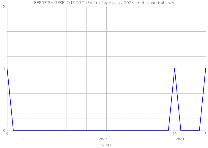FERREIRA REBELO ISIDRO (Spain) Page visits 2024 
