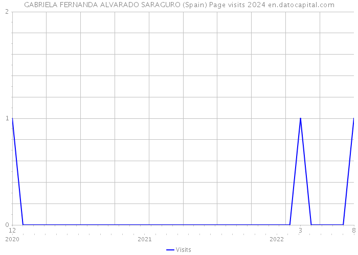 GABRIELA FERNANDA ALVARADO SARAGURO (Spain) Page visits 2024 