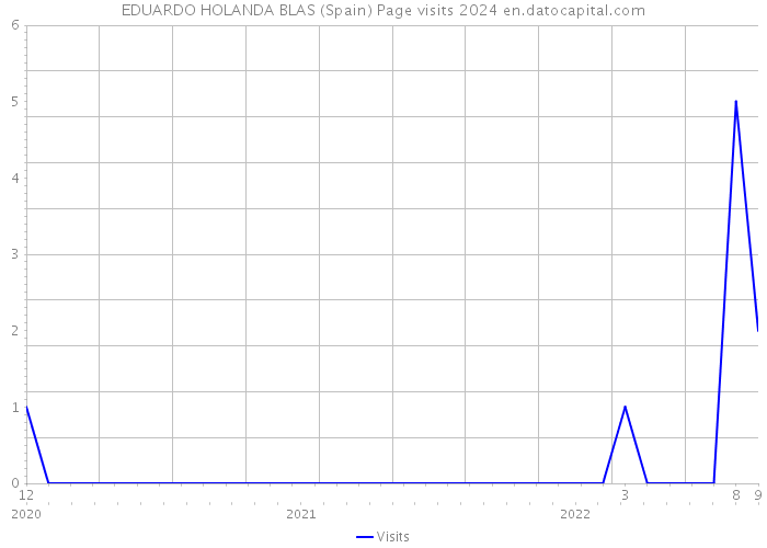 EDUARDO HOLANDA BLAS (Spain) Page visits 2024 