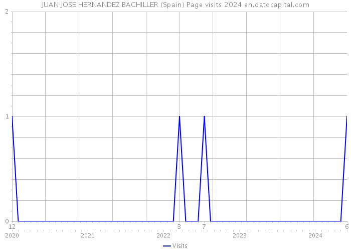 JUAN JOSE HERNANDEZ BACHILLER (Spain) Page visits 2024 