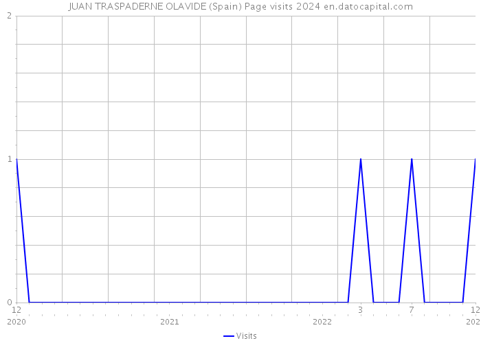 JUAN TRASPADERNE OLAVIDE (Spain) Page visits 2024 