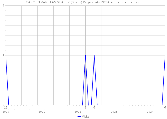 CARMEN VARILLAS SUAREZ (Spain) Page visits 2024 