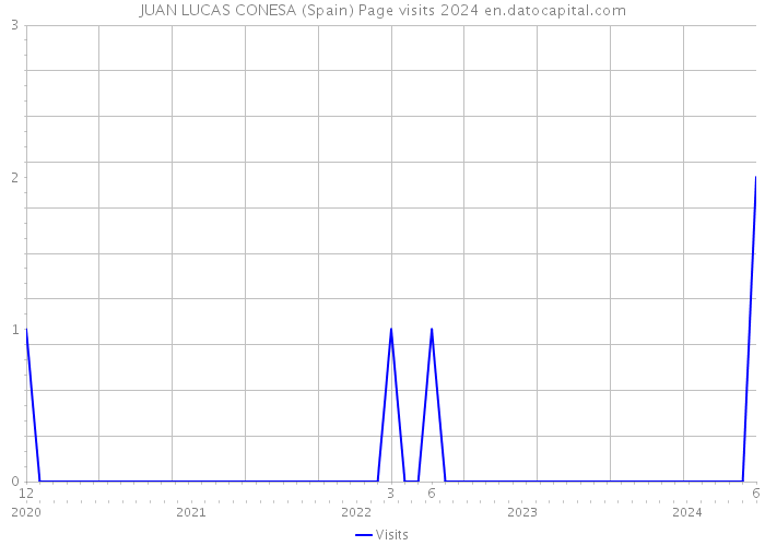 JUAN LUCAS CONESA (Spain) Page visits 2024 