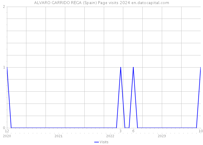 ALVARO GARRIDO REGA (Spain) Page visits 2024 