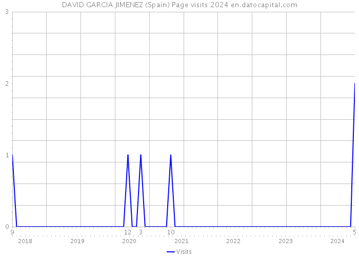 DAVID GARCIA JIMENEZ (Spain) Page visits 2024 