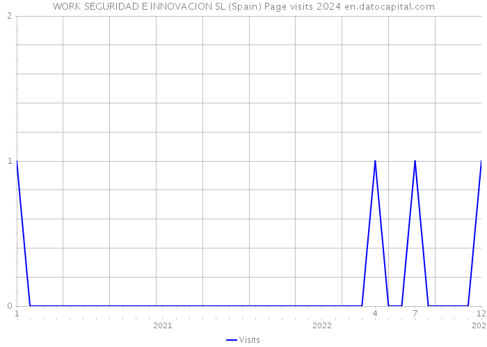 WORK SEGURIDAD E INNOVACION SL (Spain) Page visits 2024 