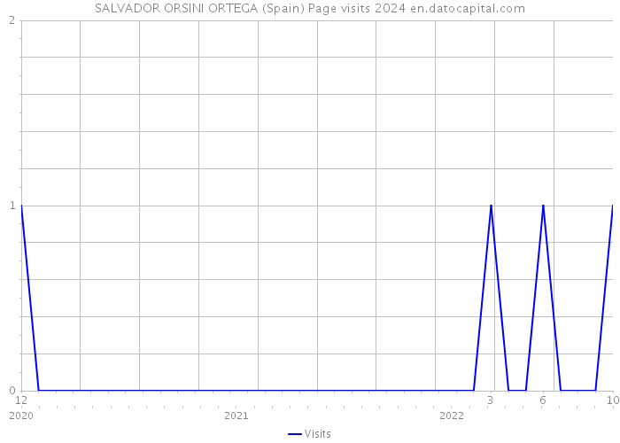 SALVADOR ORSINI ORTEGA (Spain) Page visits 2024 