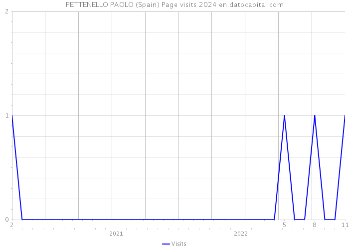 PETTENELLO PAOLO (Spain) Page visits 2024 
