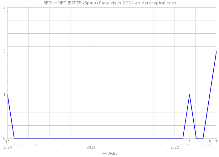 BERNHOFT JESPER (Spain) Page visits 2024 