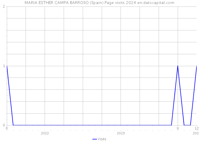 MARIA ESTHER CAMPA BARROSO (Spain) Page visits 2024 