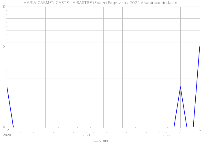 MARIA CARMEN CASTELLA SASTRE (Spain) Page visits 2024 