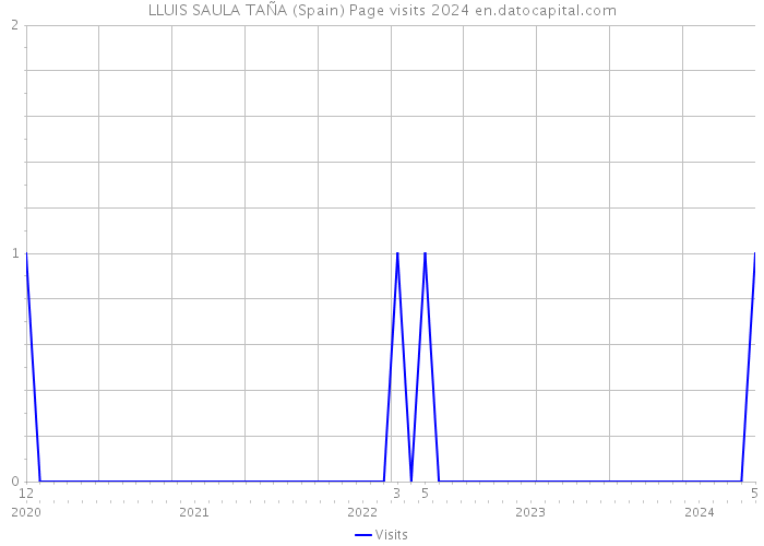 LLUIS SAULA TAÑA (Spain) Page visits 2024 