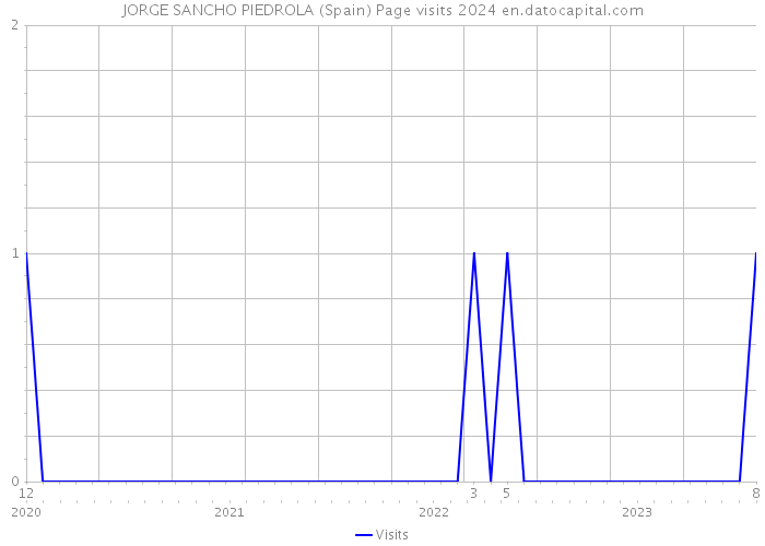 JORGE SANCHO PIEDROLA (Spain) Page visits 2024 