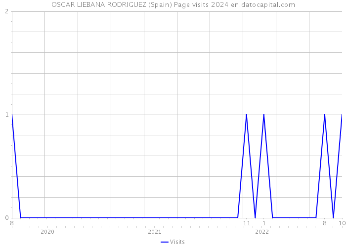 OSCAR LIEBANA RODRIGUEZ (Spain) Page visits 2024 