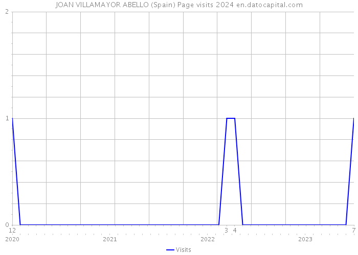 JOAN VILLAMAYOR ABELLO (Spain) Page visits 2024 