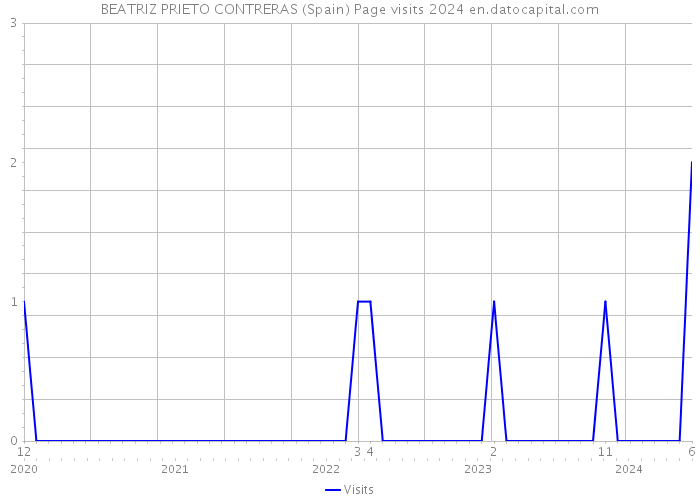 BEATRIZ PRIETO CONTRERAS (Spain) Page visits 2024 