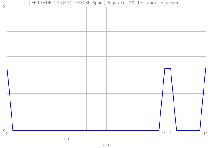CENTRE DE DIA GARCILASO SL (Spain) Page visits 2024 