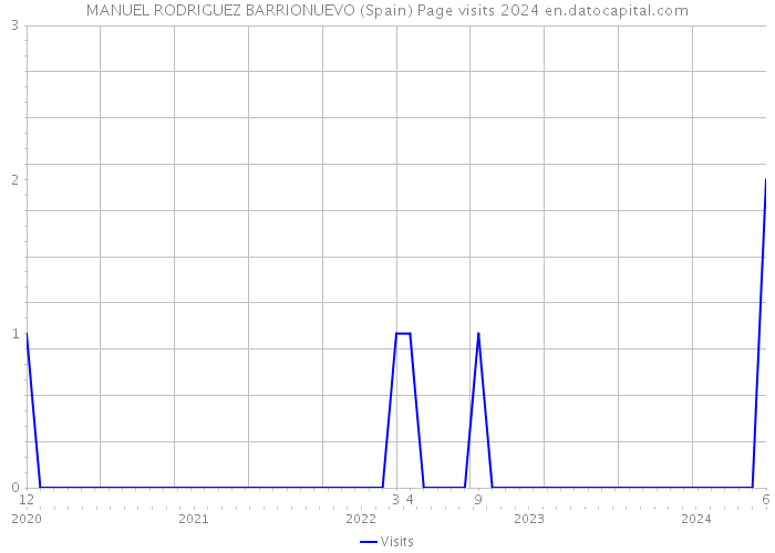 MANUEL RODRIGUEZ BARRIONUEVO (Spain) Page visits 2024 