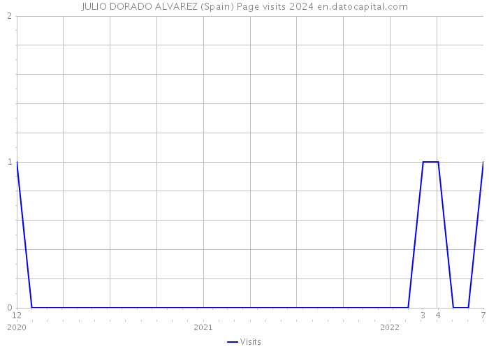 JULIO DORADO ALVAREZ (Spain) Page visits 2024 