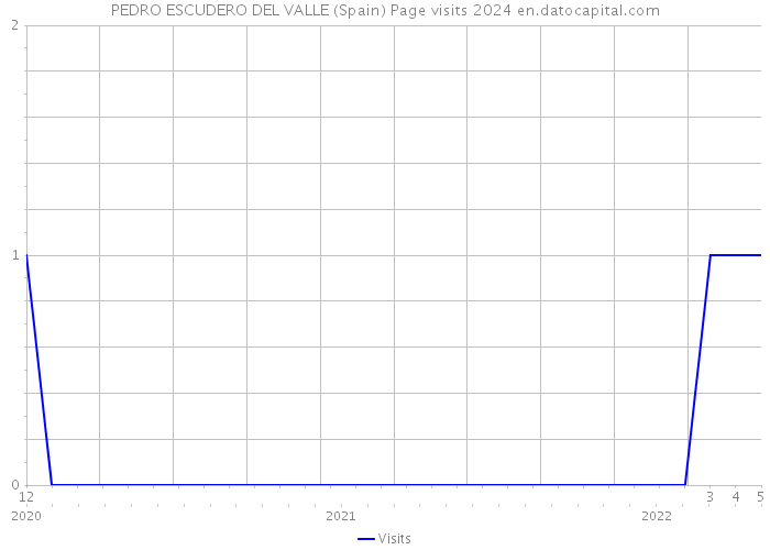 PEDRO ESCUDERO DEL VALLE (Spain) Page visits 2024 