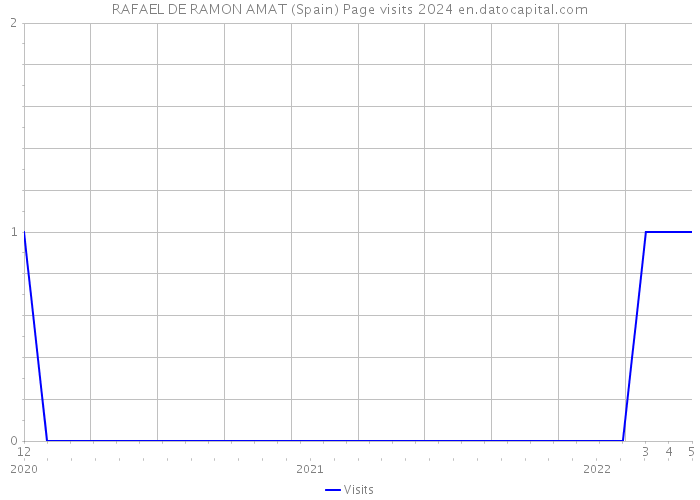 RAFAEL DE RAMON AMAT (Spain) Page visits 2024 