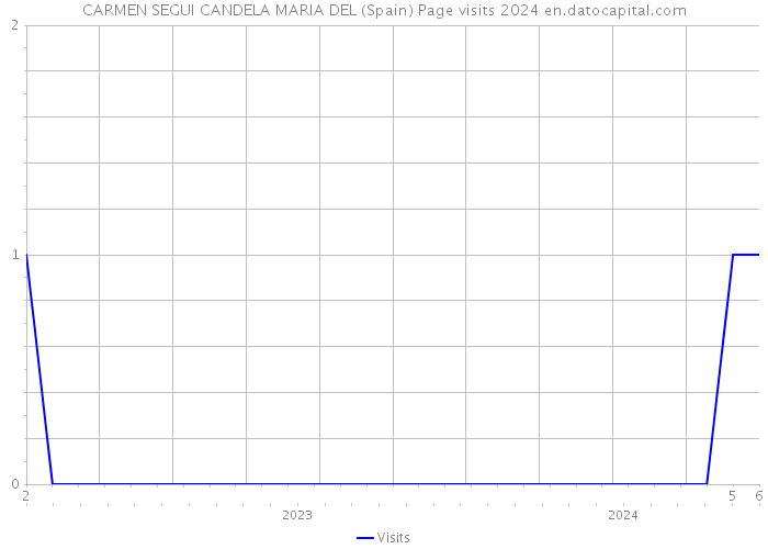 CARMEN SEGUI CANDELA MARIA DEL (Spain) Page visits 2024 