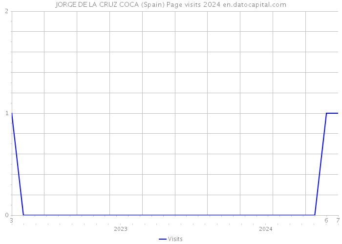 JORGE DE LA CRUZ COCA (Spain) Page visits 2024 