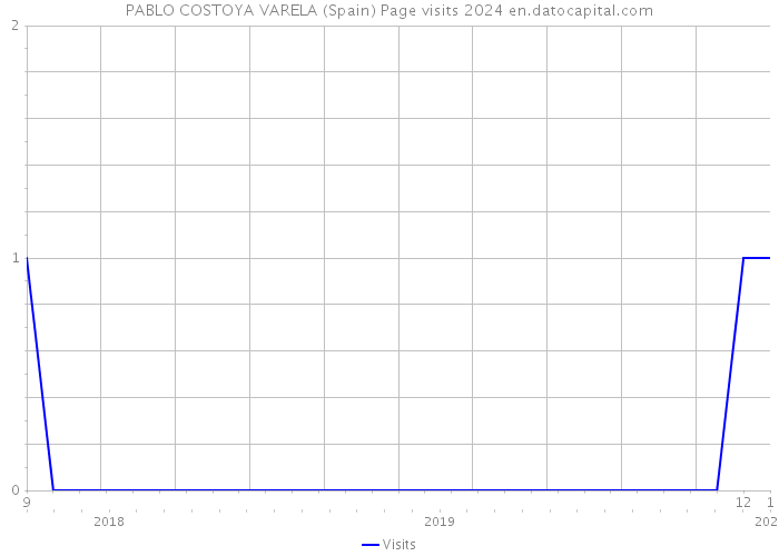 PABLO COSTOYA VARELA (Spain) Page visits 2024 