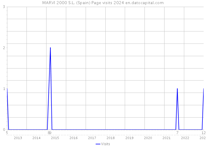 MARVI 2000 S.L. (Spain) Page visits 2024 