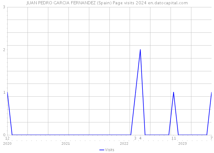 JUAN PEDRO GARCIA FERNANDEZ (Spain) Page visits 2024 