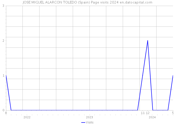 JOSE MIGUEL ALARCON TOLEDO (Spain) Page visits 2024 