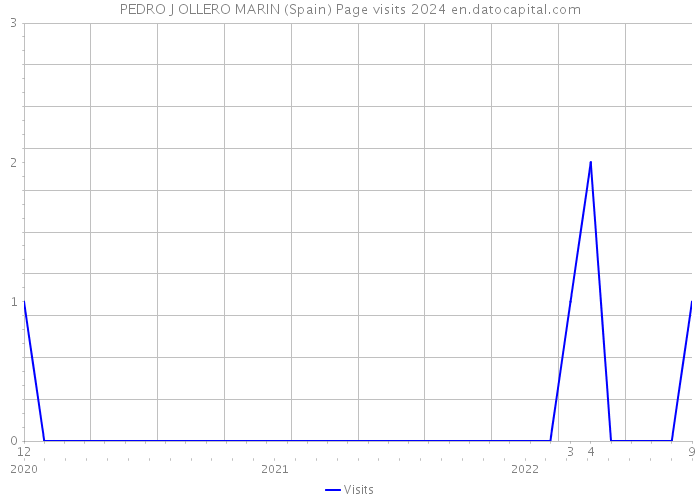 PEDRO J OLLERO MARIN (Spain) Page visits 2024 