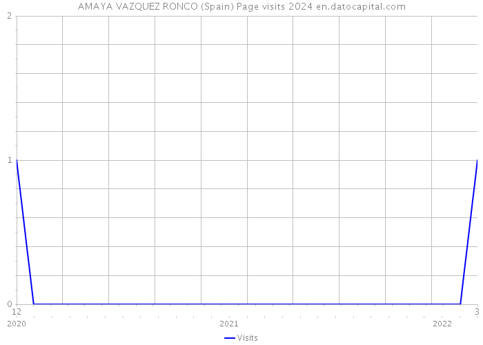 AMAYA VAZQUEZ RONCO (Spain) Page visits 2024 